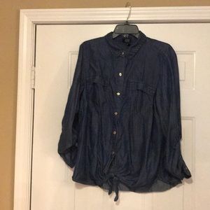Ladies denim blouse